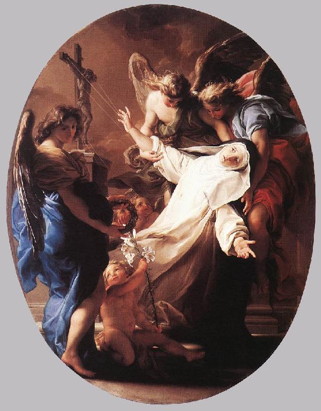 BATONI, Pompeo The Ecstasy of St Catherine of Siena oil painting picture